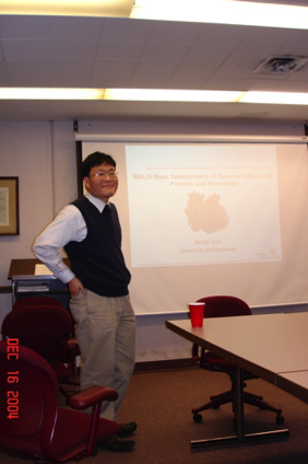 Moo-Jin at his PhD Defense